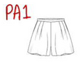 Flounce Shorts in Linen-PASH1A