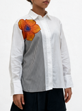 Blossom Relaxed Shirt in Pure Cotton